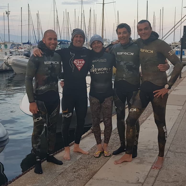 Cico, Cimbro, Fede, Giacomo e Omar